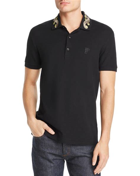 black versace polo men|Versace polo shirts for men.